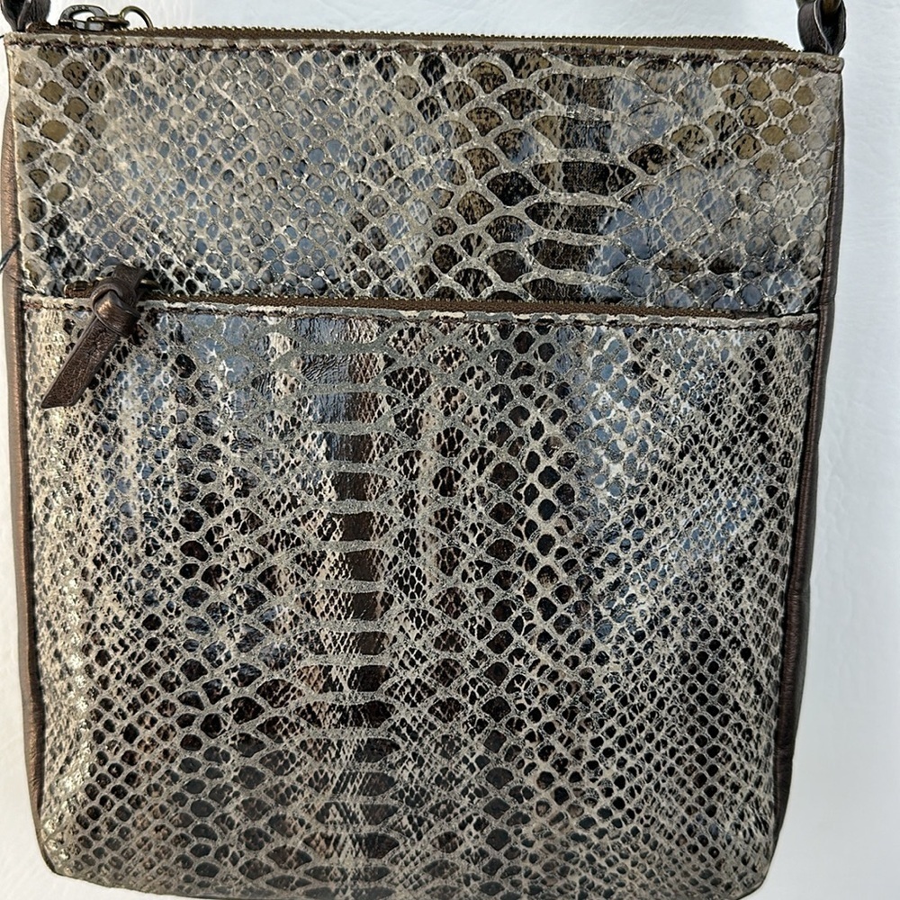 The Sak Snakeskin Small Leather Crossbody - Picture 3 of 9